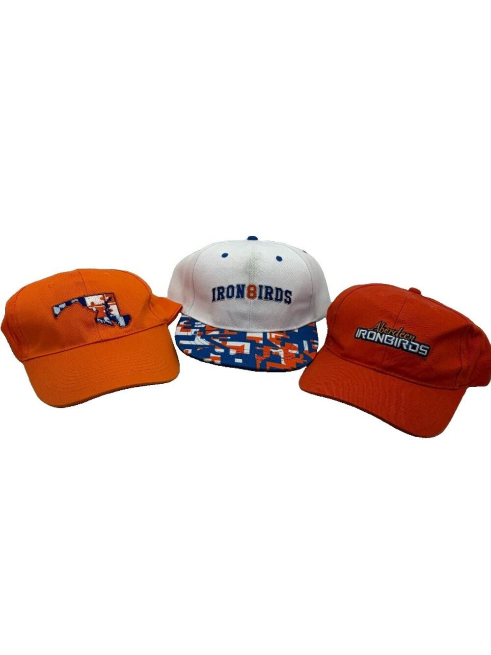 Aberdeen IronBirds Snapback Minor League Baseball Hat Cap Lot Cal Ripken Jr.